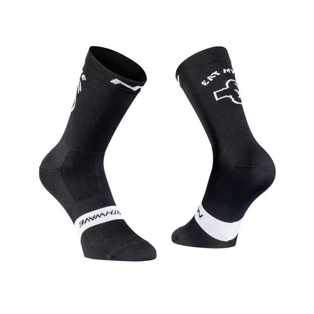 Picture of NORTHWAVE - EAT MY DUST SOCK BLACK