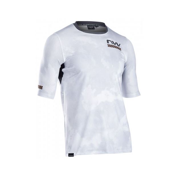 Picture of NORTHWAVE BOMB JERSEY SHORT SLEEVE WHITE GOLD