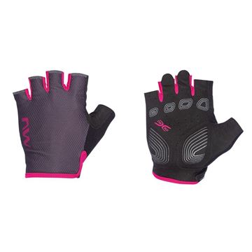 Picture of NORTHWAVE ACTIVE WOMAN SHORT FINGER GLOVE dark grey/pink